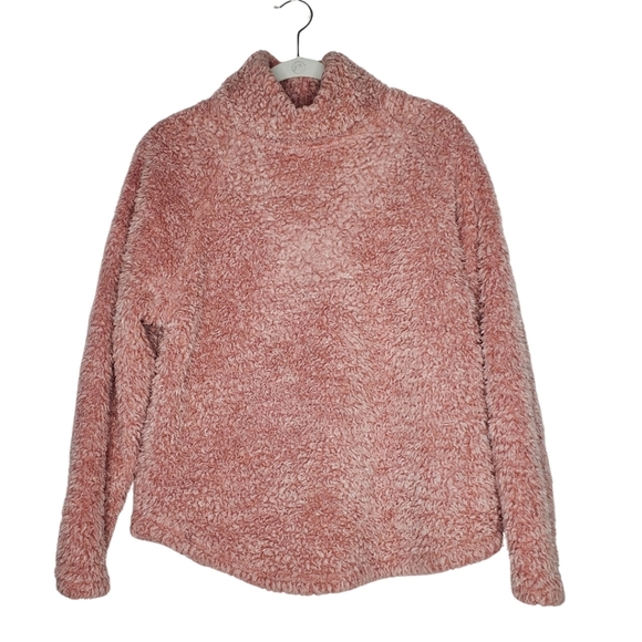 32 Degrees Tops - 32 Degrees Pink Sherpa Pullover